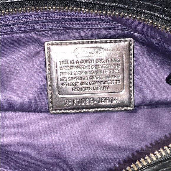 Coach Poppy Back Patent Satchel Purse - Picture 3 of 7